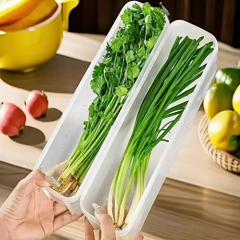 Stackable Pantry Bin - Grandes recipientes retangulares de armazenamento de