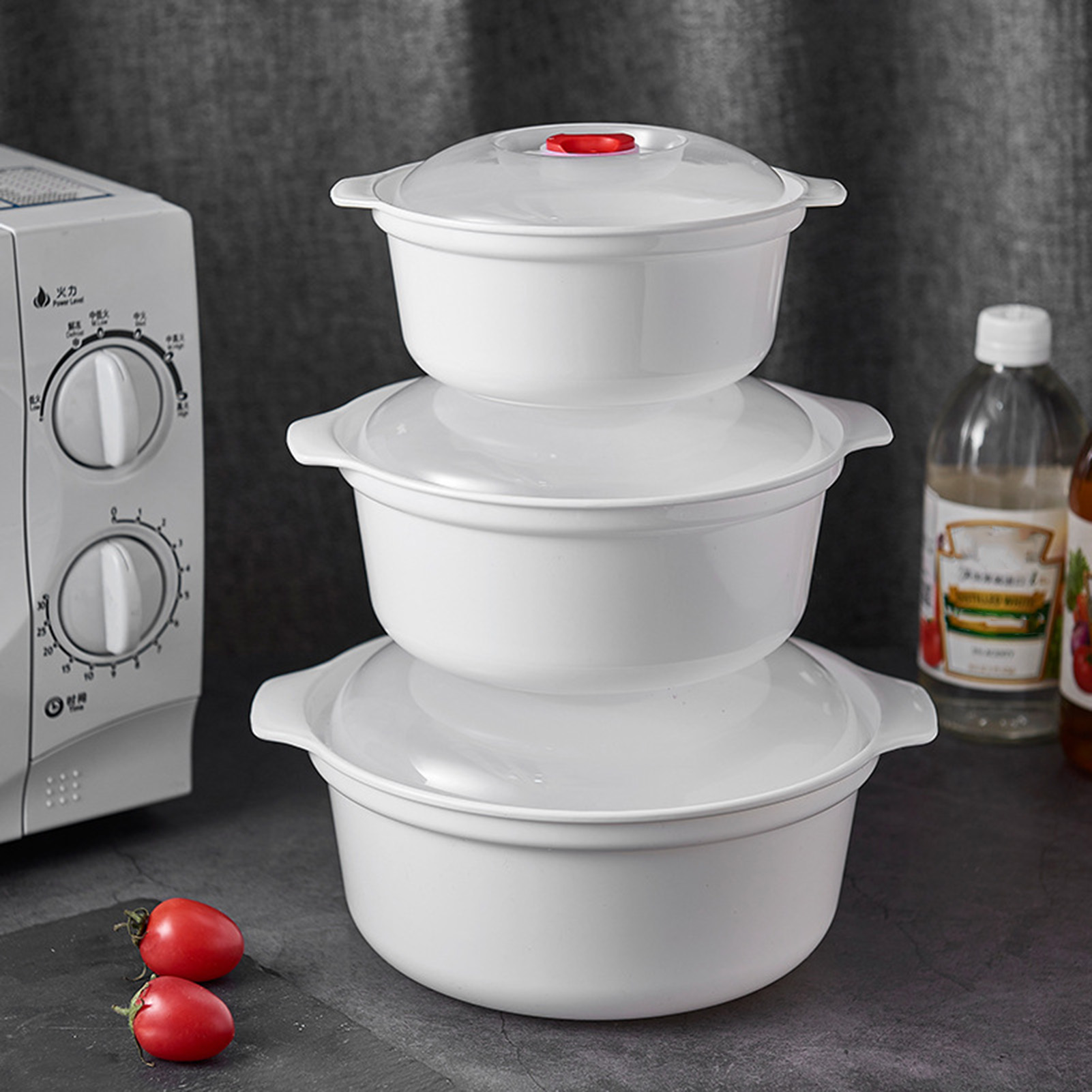 Food Storage Lunch Box - Marmita profissional, recipiente redondo para armazenar
