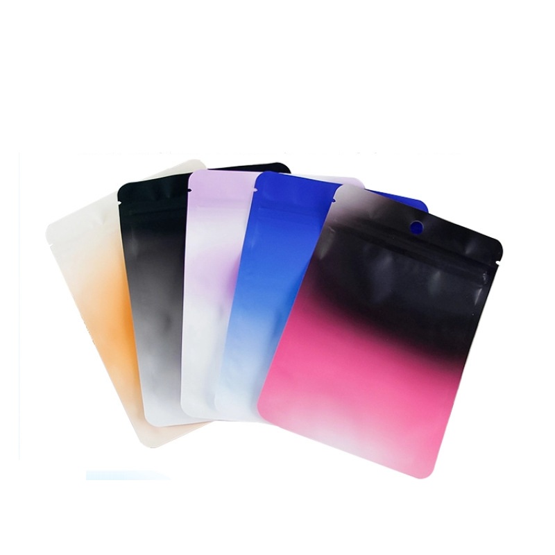 Food Storage Bags Zip Lock Pouch - 1000 pçs/lote 10.5x15cm cor gradiente ziplock