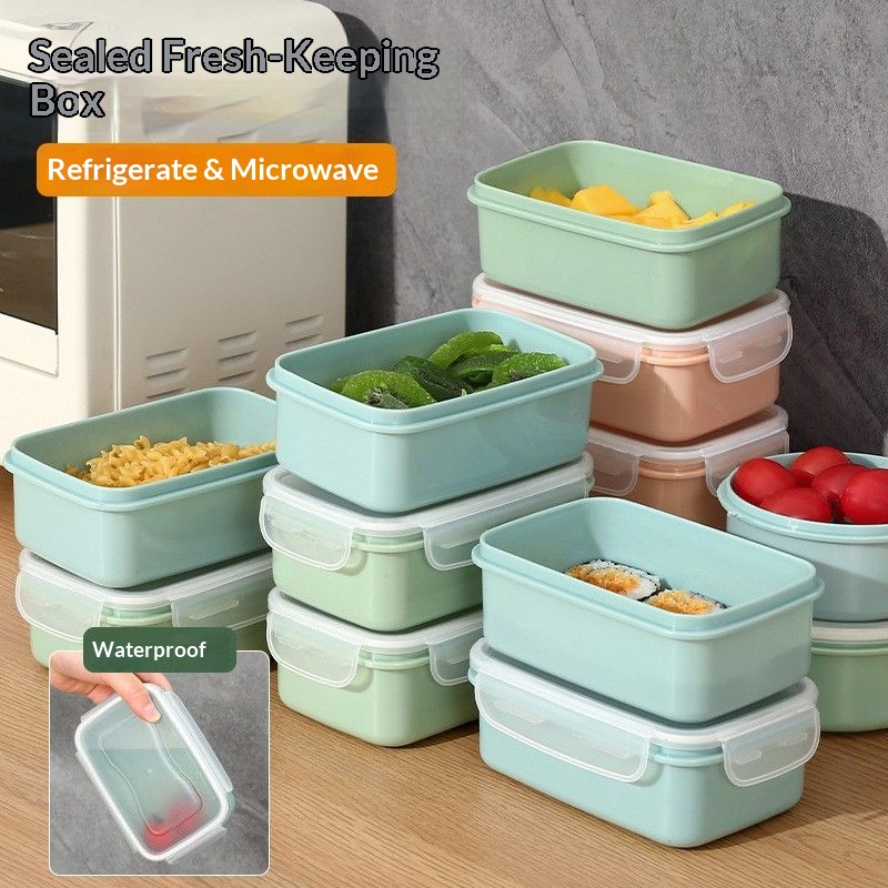 Food Storage Lunch Box - Recipientes herméticos para armazenamento de alimentos,