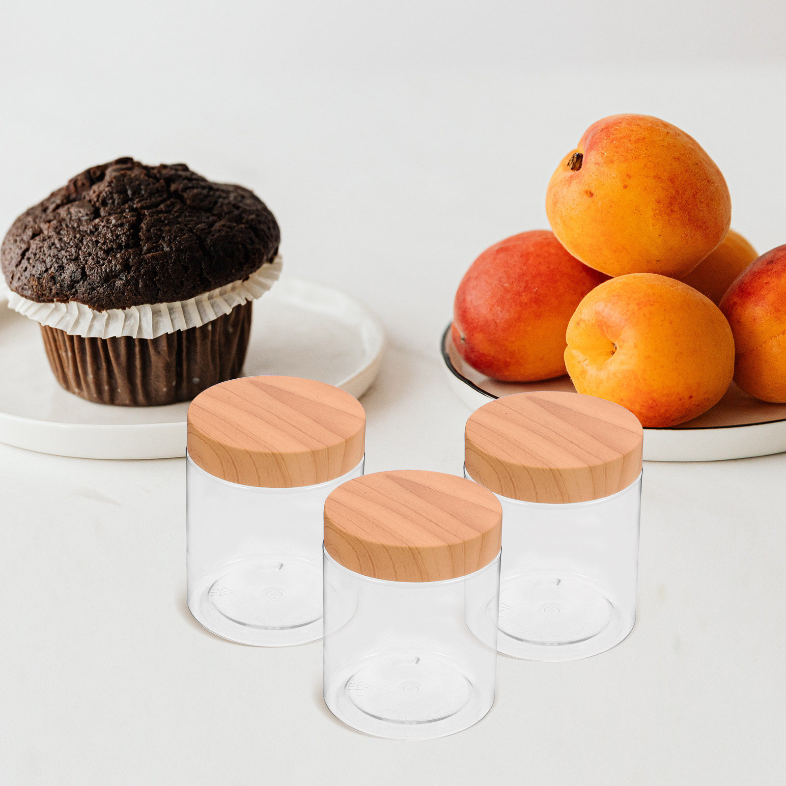 Food Storage Jars & Containers - 6 recipientes de armazenamento para cozinha,