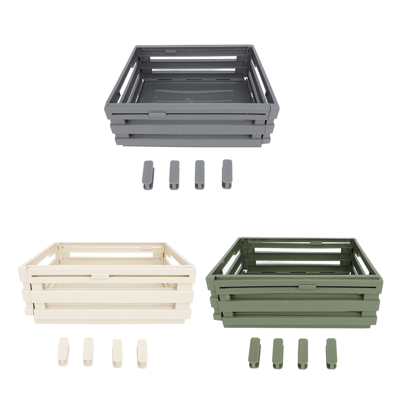 Stackable Pantry Bin - Caixa de armazenamento retrátil empilhável diversos