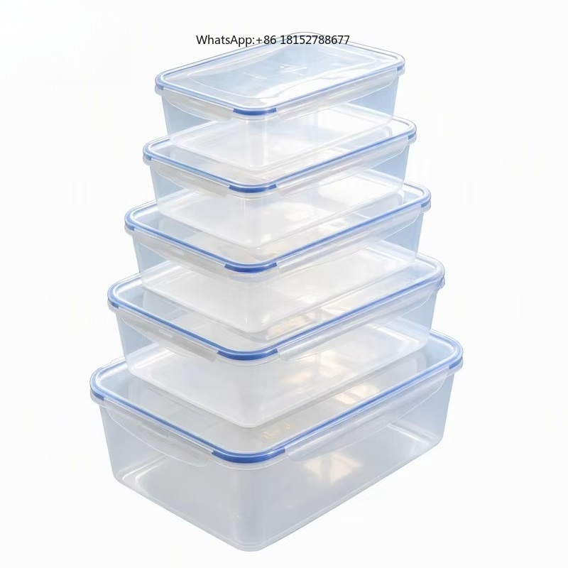 Food Storage And Container - Molde para Caixa Retangular de Plástico