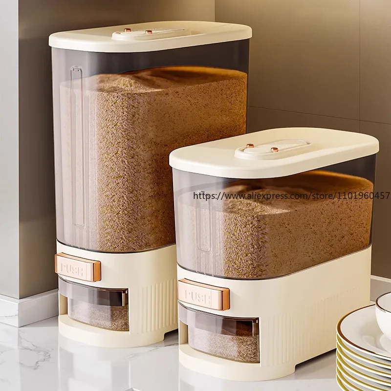 Food Storage Acrylic Containers - Recipiente para Armazenamento de Arroz de