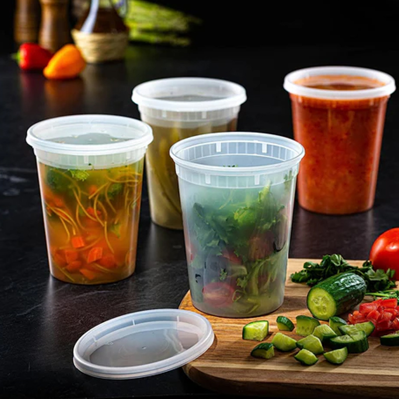Food Storage Plastic Containers With Lids - Recipientes De Armazenamento De Alimentos Com