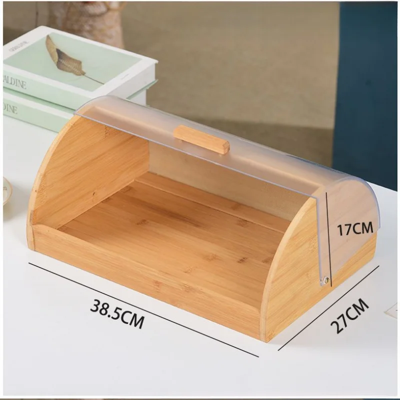 Caixa de Pão de Bambu com Tamp - Food Storage Acrylic Containers avaliação e preço