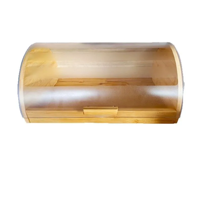 Caixa de Pão de Bambu com Tamp - Food Storage Acrylic Containers avaliação e preço
