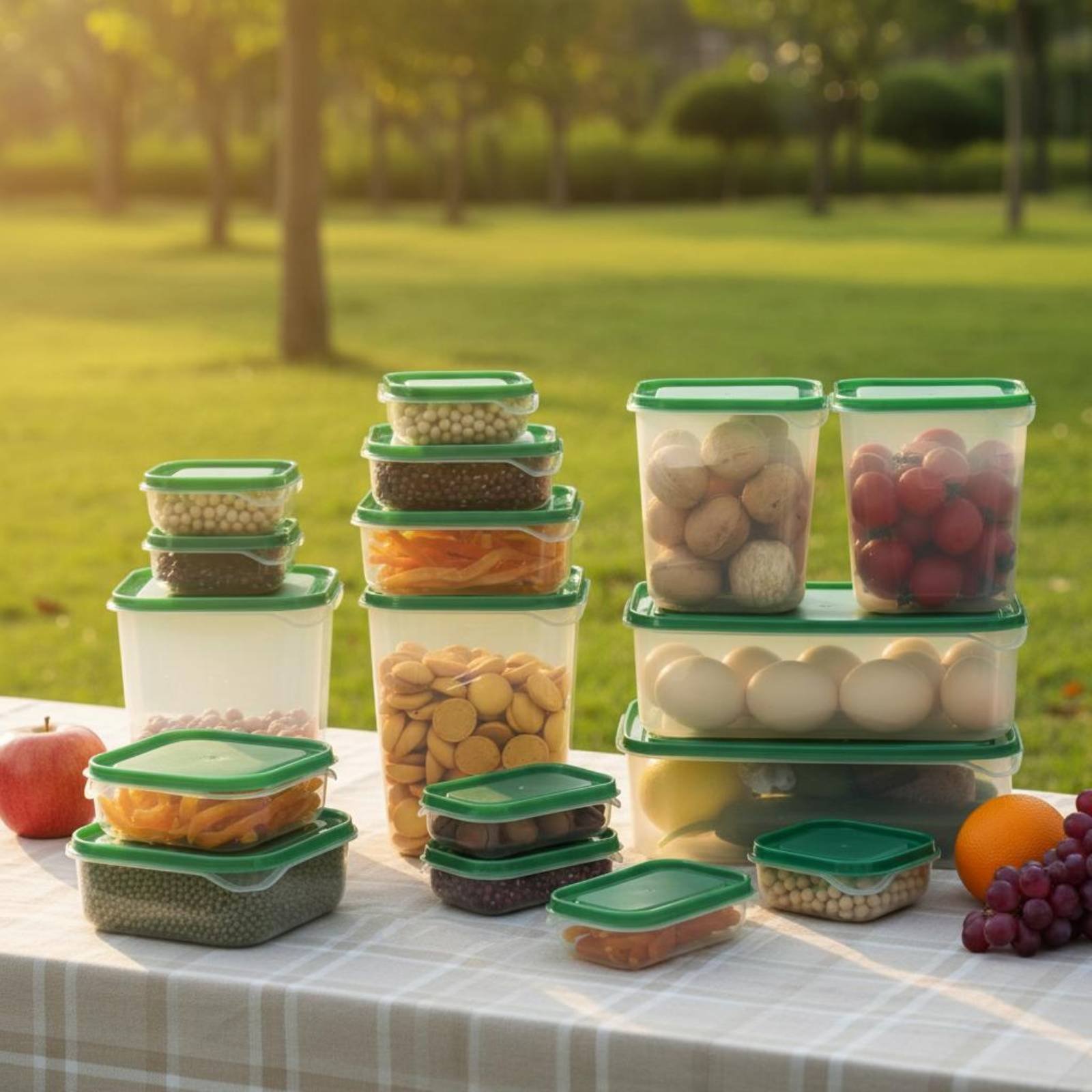 Conjunto de 17 Caixas de Armaz - Food Storage Plastic Containers With Lids avaliação e preço