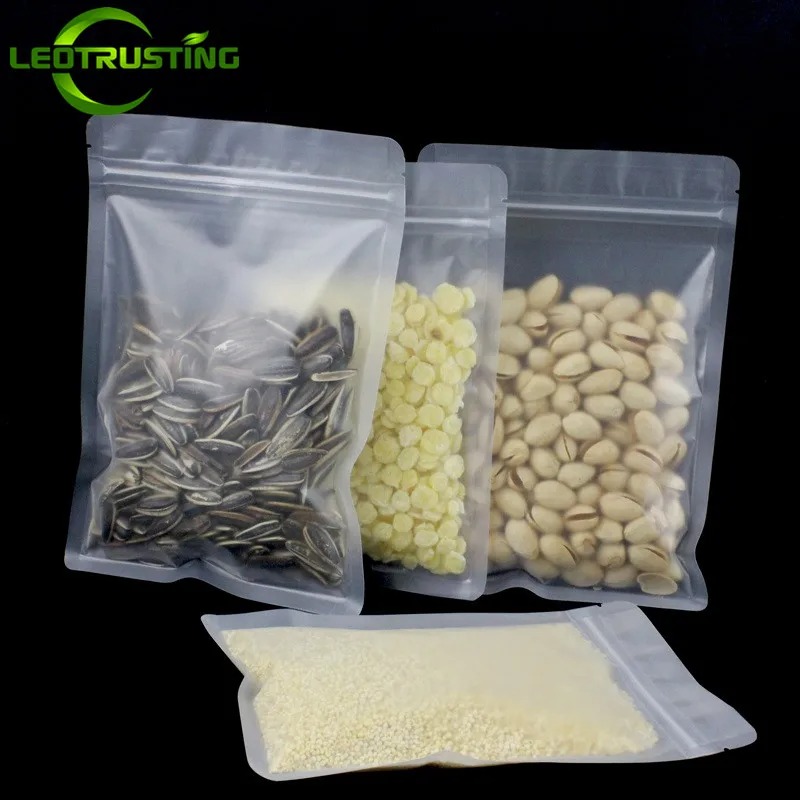 100 Sacos Plásticos Foscos com - Food Storage Bags Zip Lock Pouch avaliação e preço