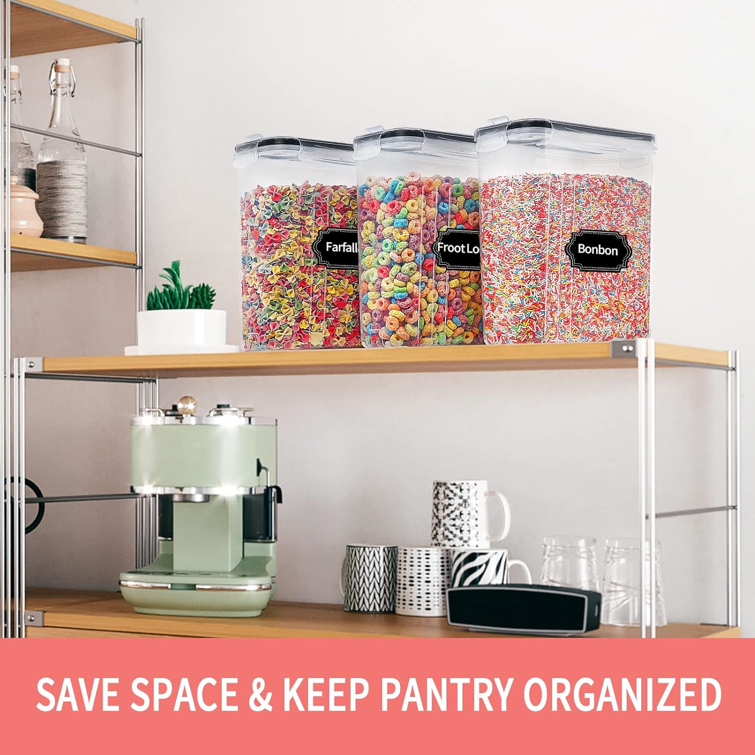 Recipientes de armazenamento d - Food Storage Acrylic Containers avaliação e preço