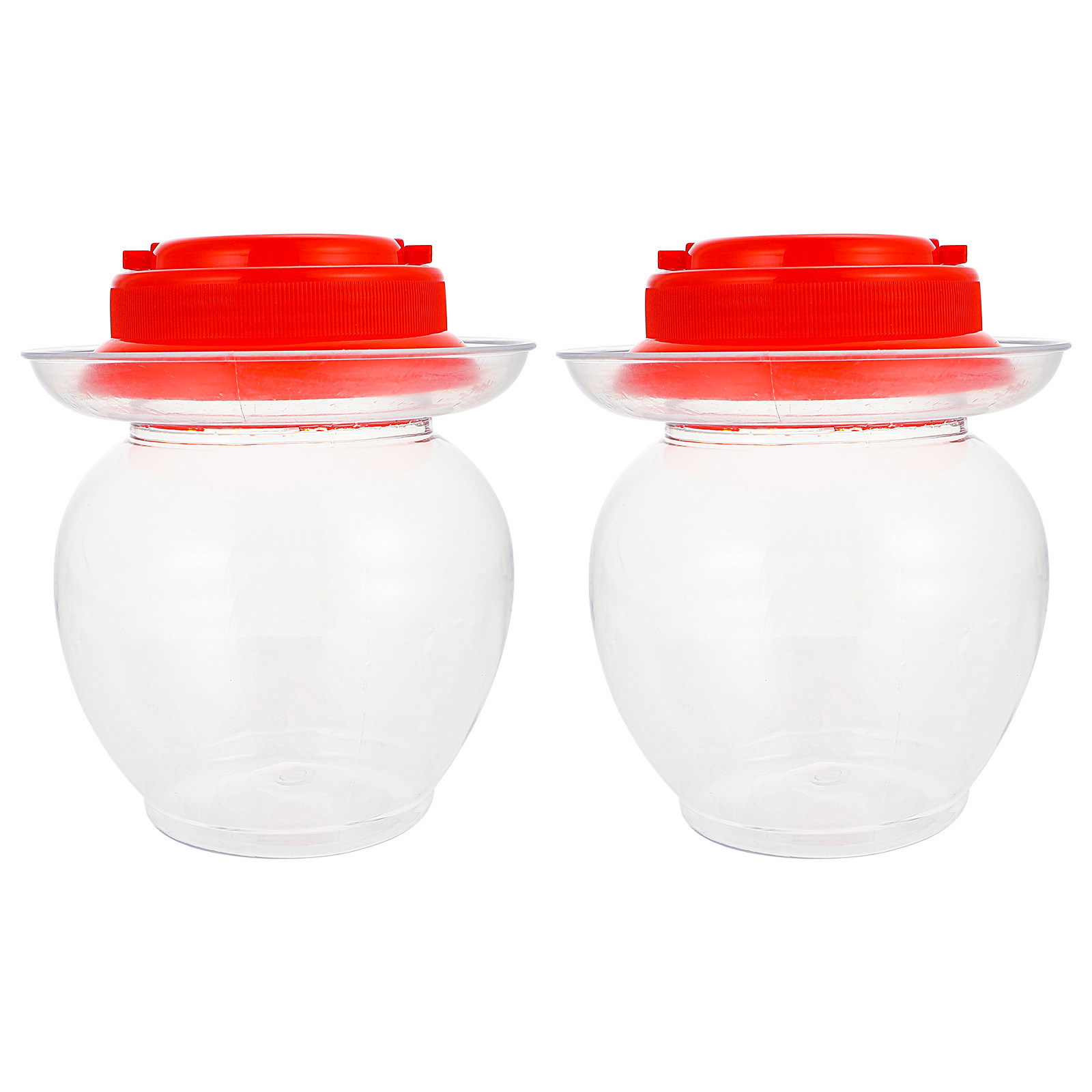 2 unidades de potes de plástic - Food Storage Jars & Containers avaliação e preço