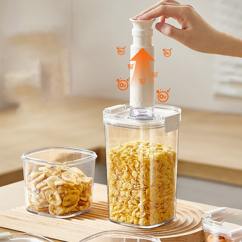 Tanque selado a vácuo para grã - Food Storage Acrylic Containers avaliação e preço