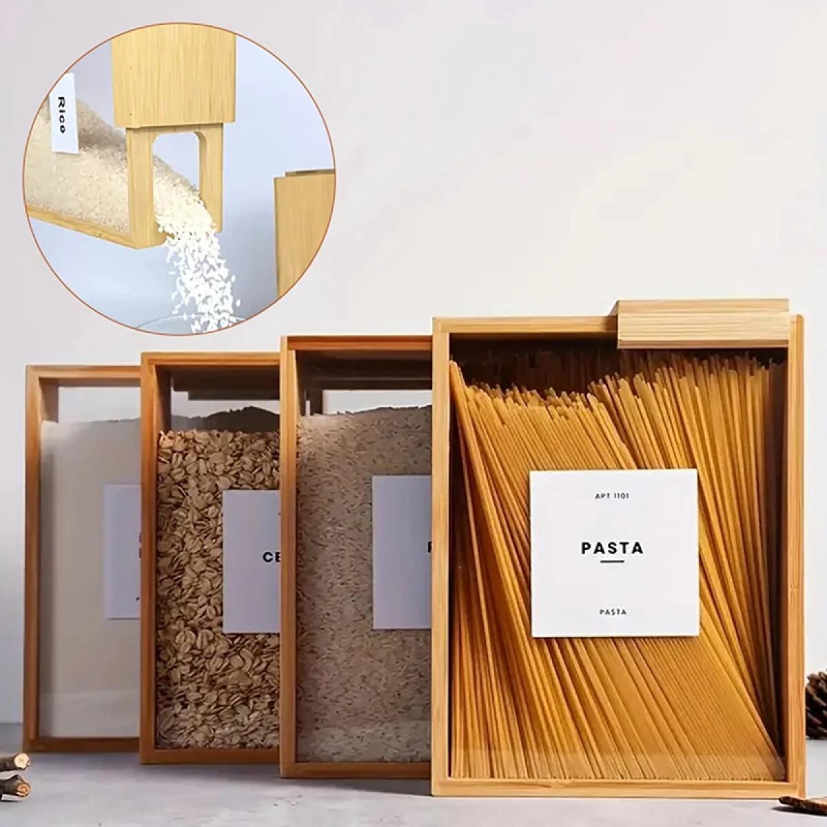 Dispensador de Alimentos Organ - Food Storage Acrylic Containers avaliação e preço