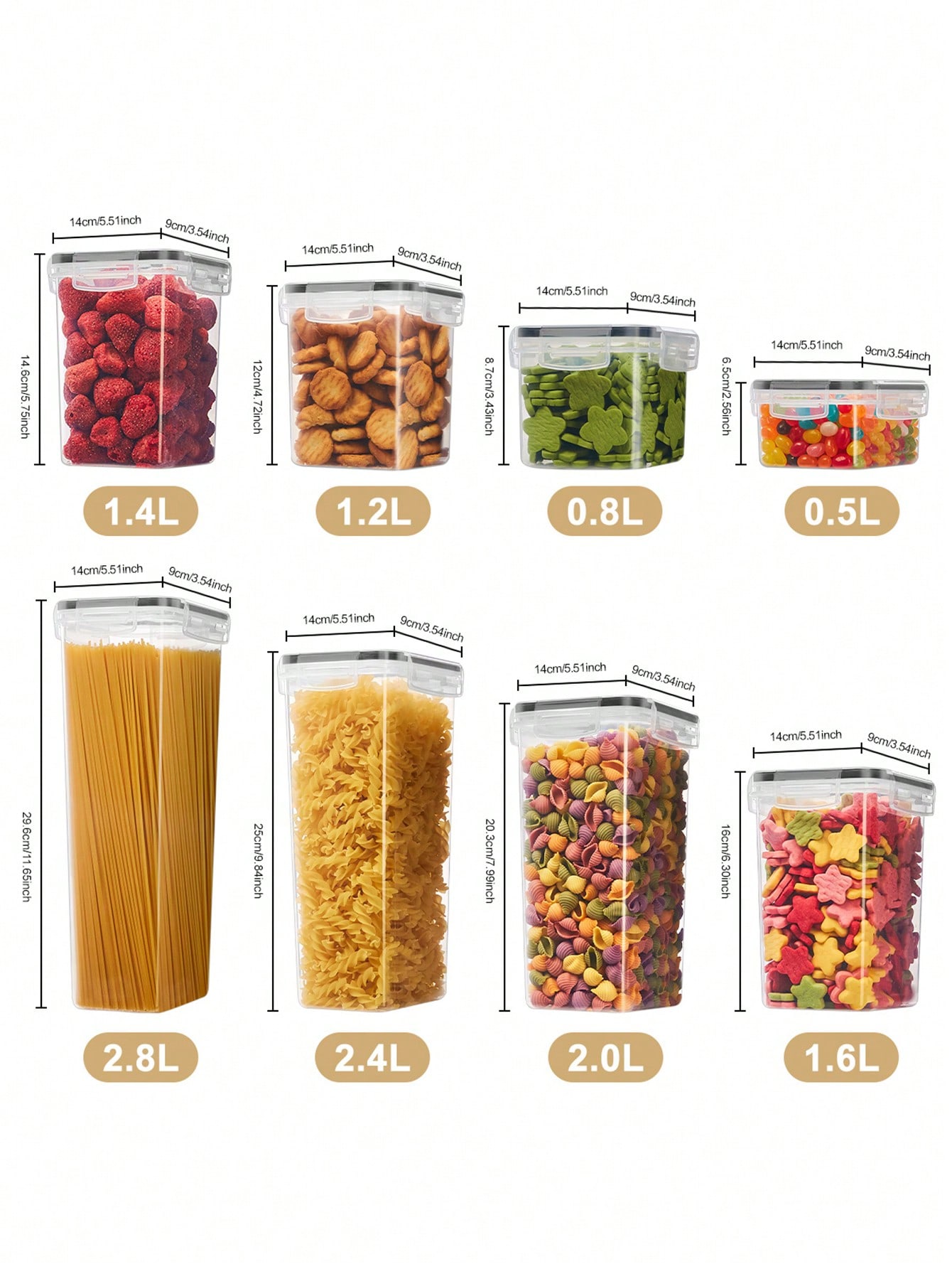48 recipientes herméticos para - Food Storage Lunch Box avaliação e preço