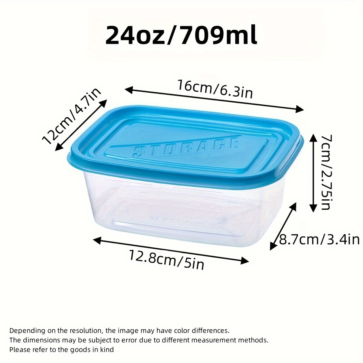 Conjunto de 6 Recipientes Tran - Food Storage Plastic Containers With Lids avaliação e preço