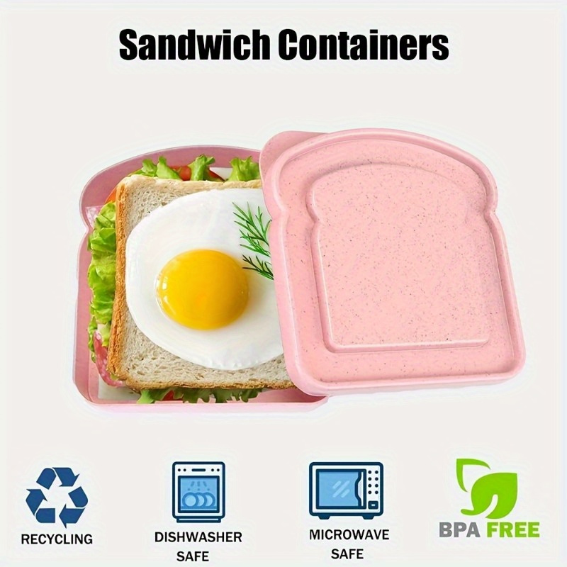 1pc caixas bento, recipientes  - Food Storage Plastic Containers With Lids avaliação e preço