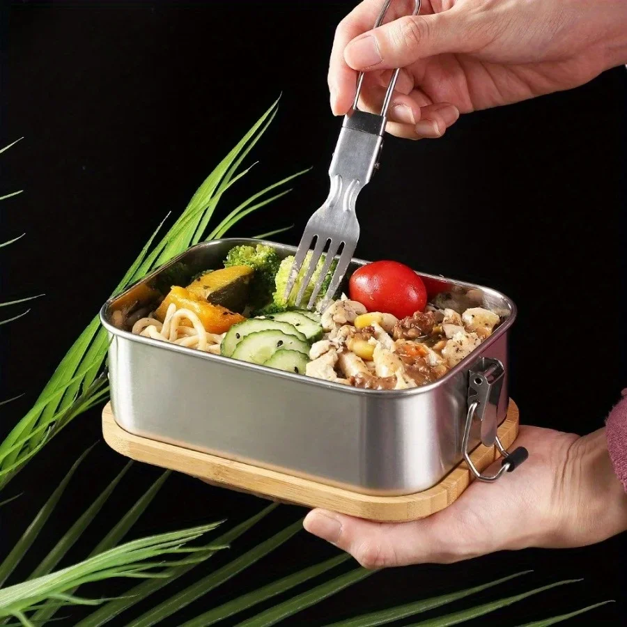 Nova Lancheira de Aço Inoxidáv - Food Storage Square Containers avaliação e preço