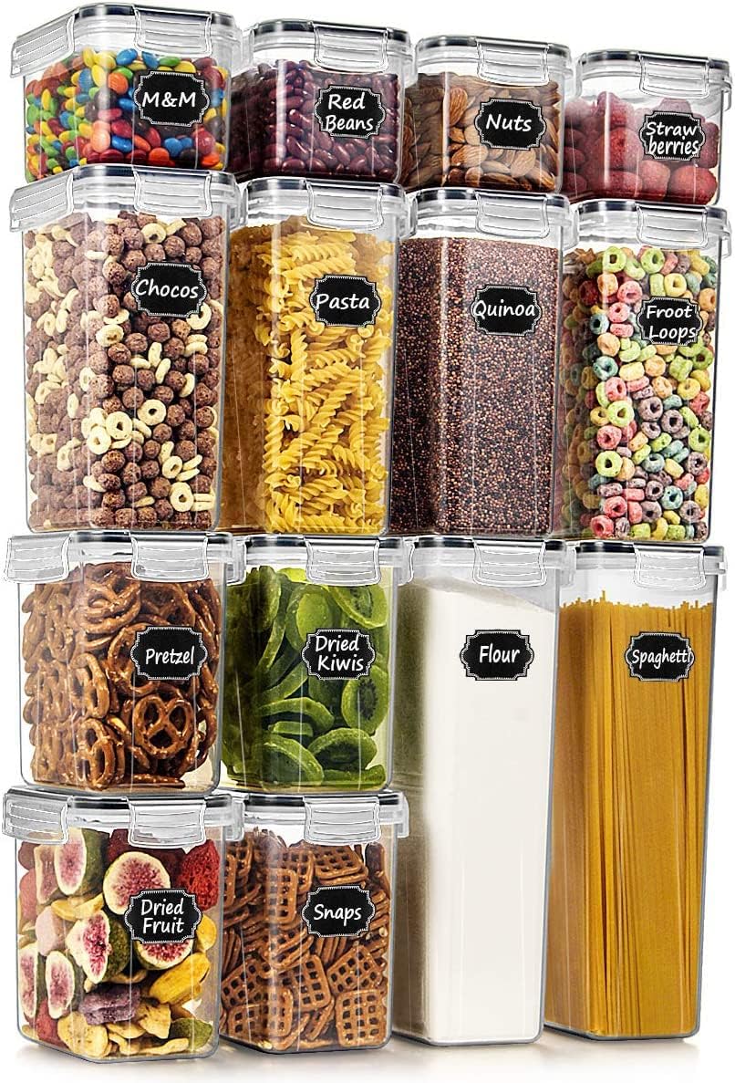 Conjunto de 14 Recipientes Her - Food Storage Acrylic Containers avaliação e preço
