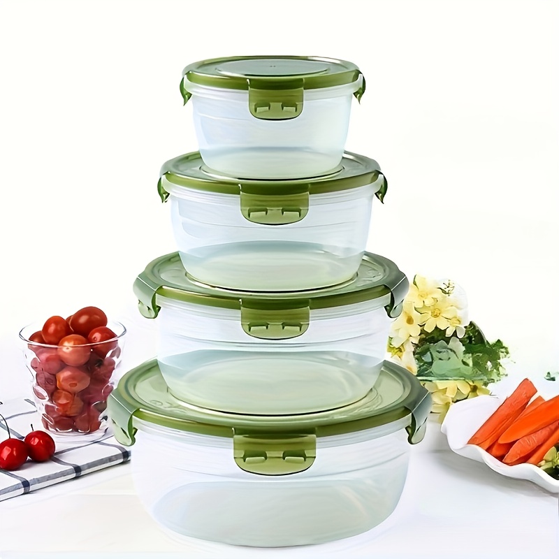 4 Recipientes Plásticos para A - Food Storage Lunch Box avaliação e preço