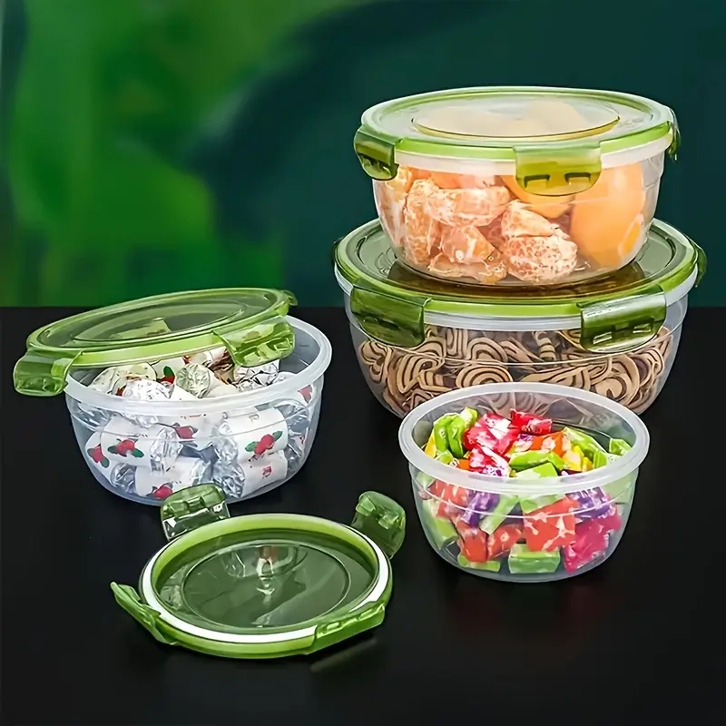 4 Recipientes Plásticos para A - Food Storage Lunch Box avaliação e preço