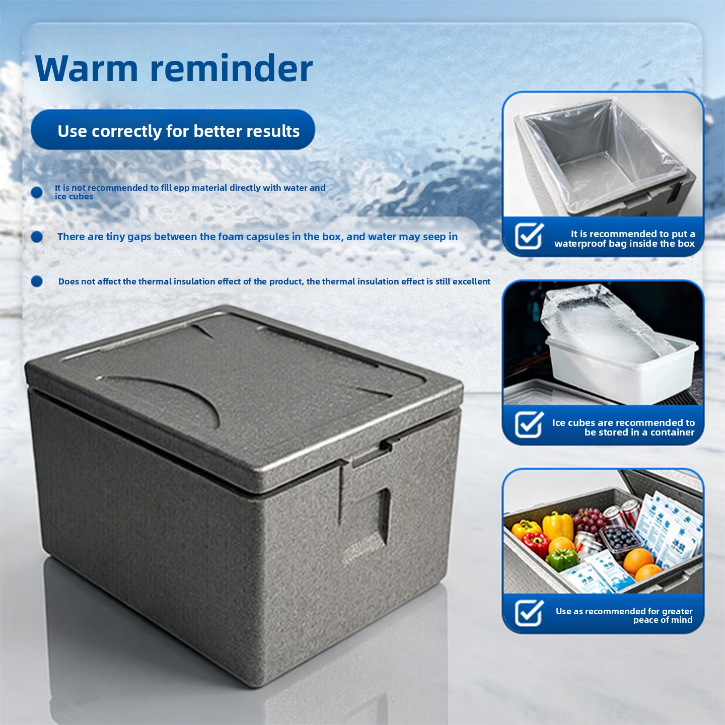 Caixa Térmica Isolada EPP 32L  - Food Storage In Cooler avaliação e preço