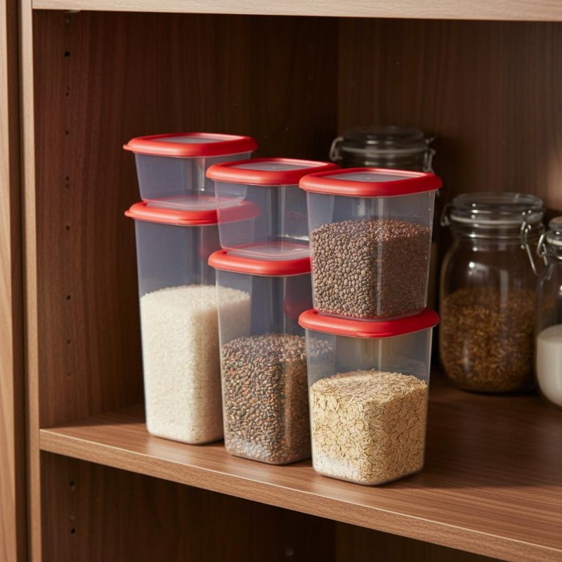 Conjunto de 6 Recipientes Herm - Stackable Pantry Bin avaliação e preço