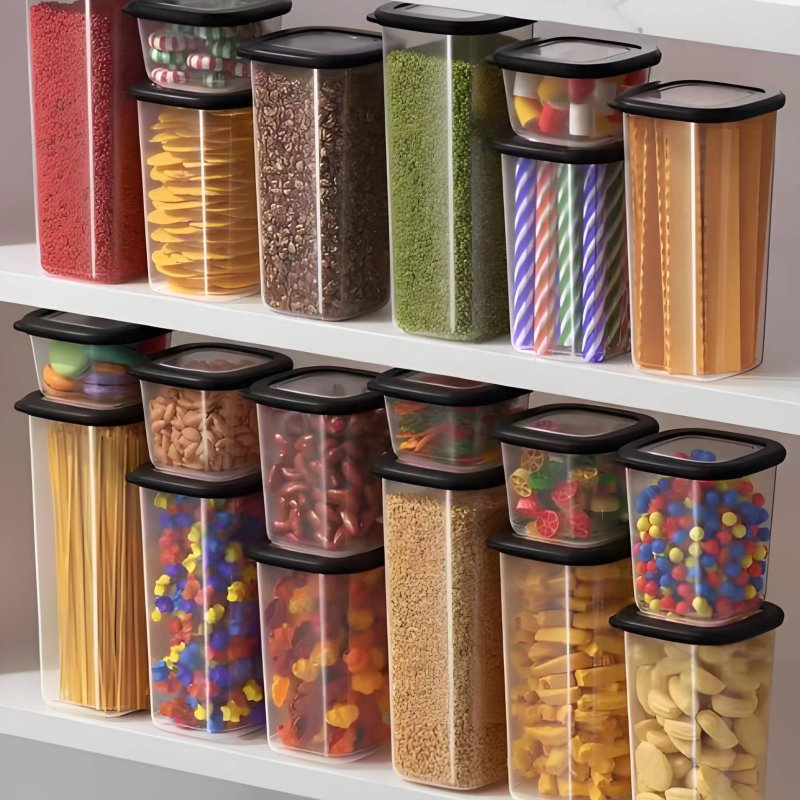 Conjunto de 6 Recipientes Herm - Stackable Pantry Bin avaliação e preço