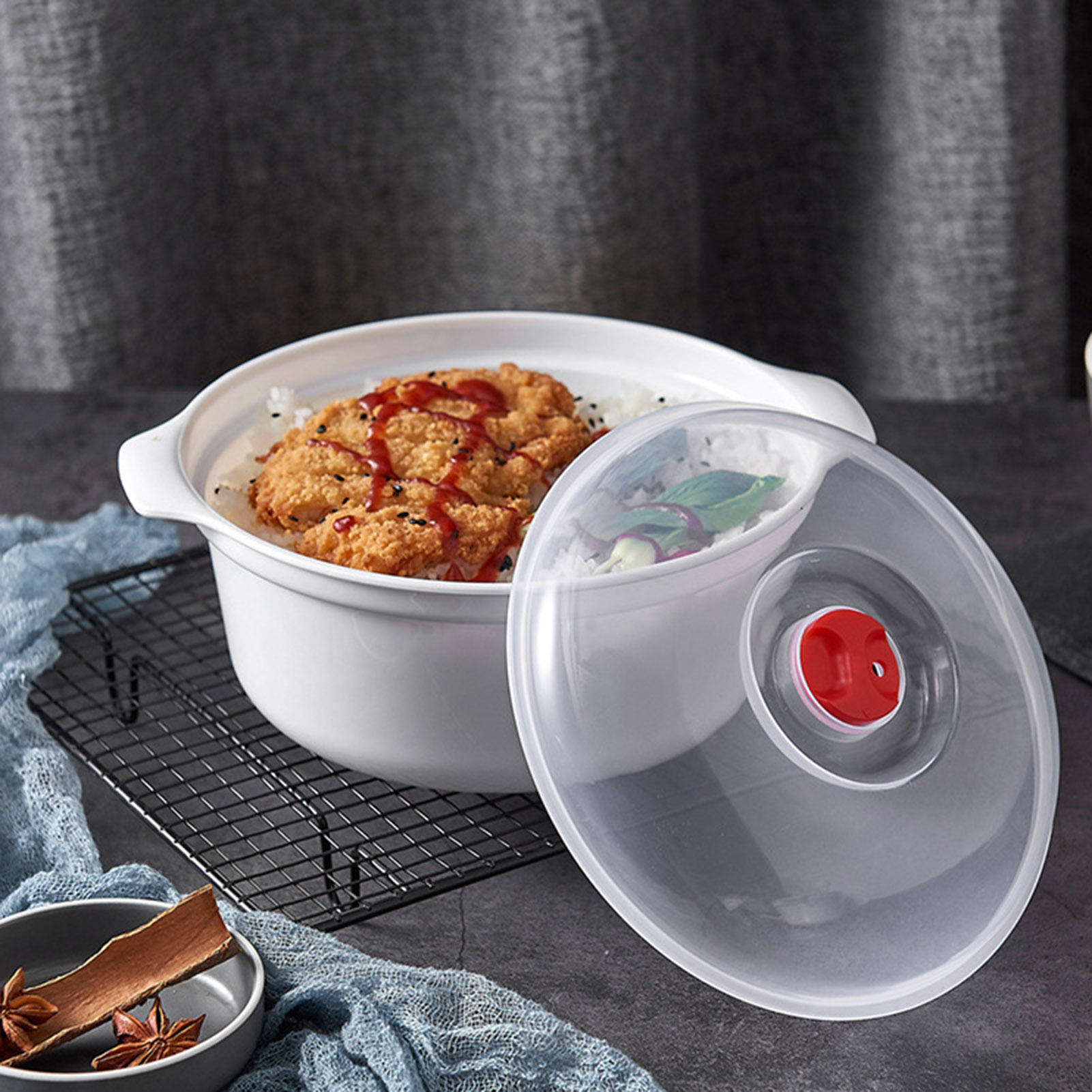 Marmita profissional, recipien - Food Storage Lunch Box avaliação e preço