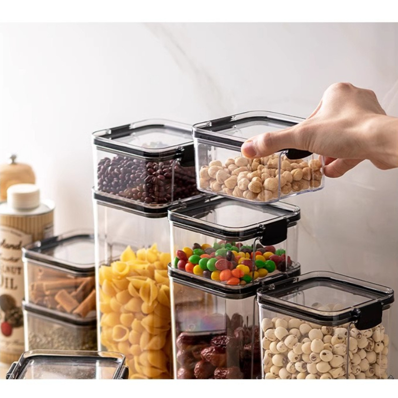 1 unidade de pote de armazenam - Food Storage Square Containers avaliação e preço