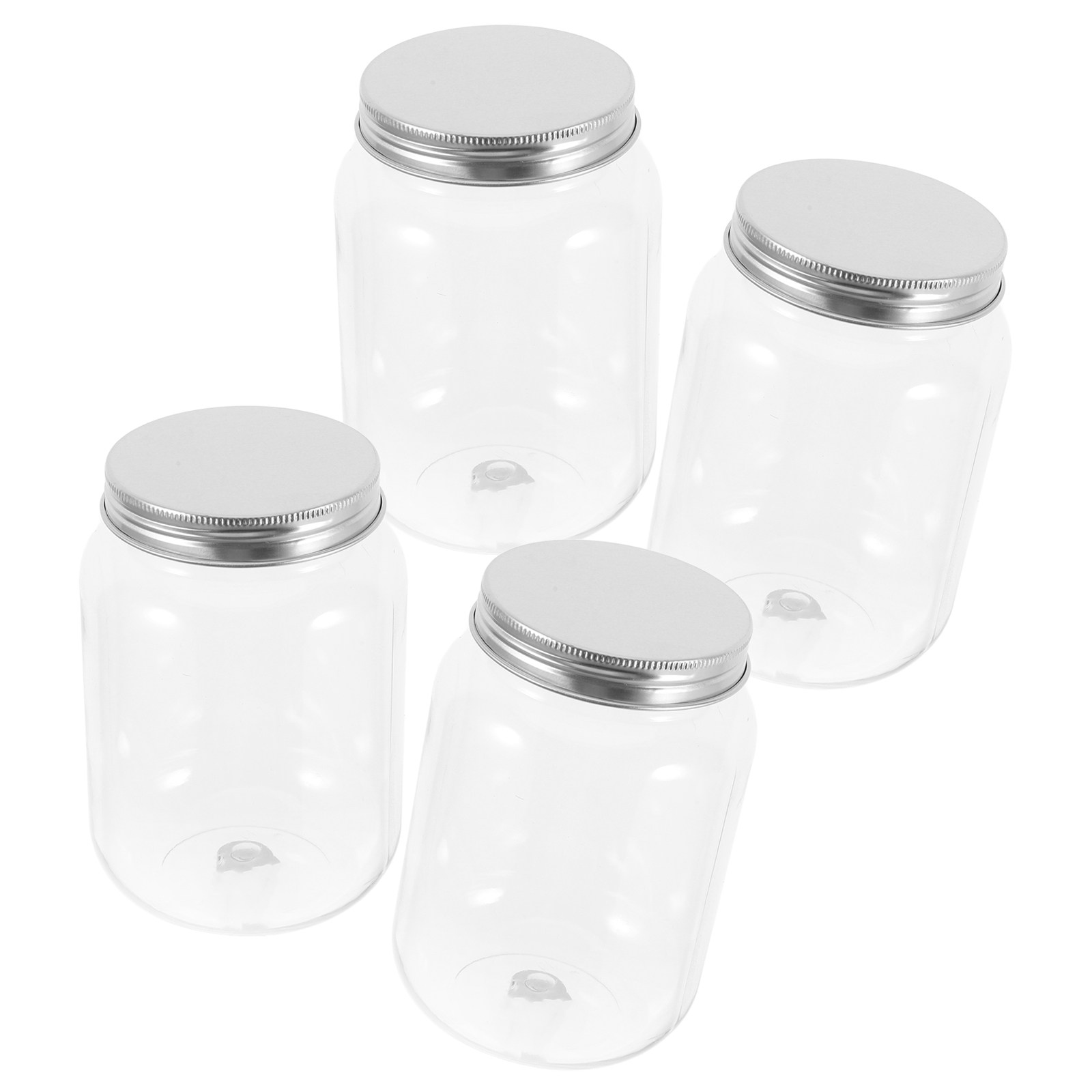 4 potes de armazenamento de pl - Food Storage Jars & Containers avaliação e preço