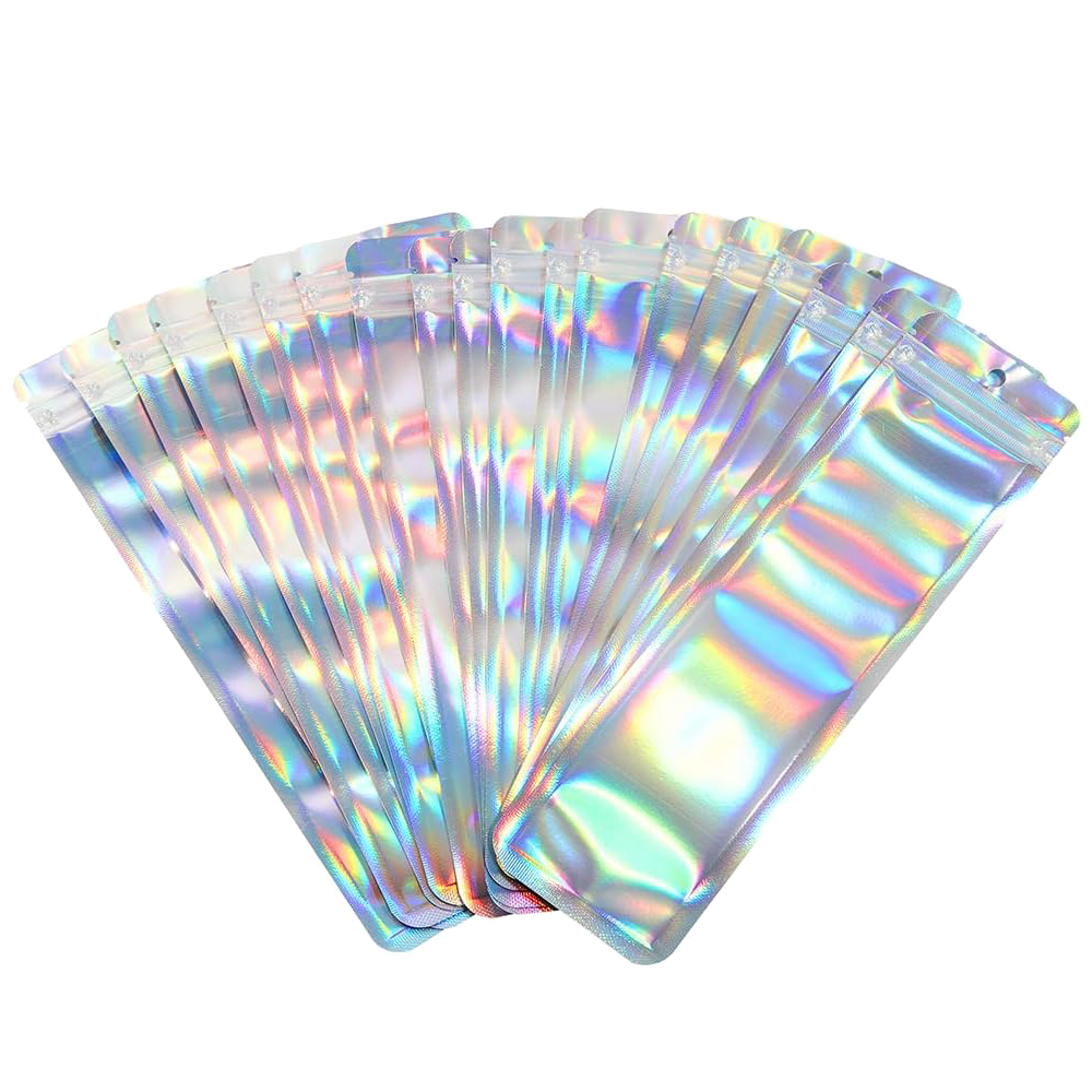 Sacos de embalagem holográfica - Food Storage Bags Zip Lock Pouch avaliação e preço
