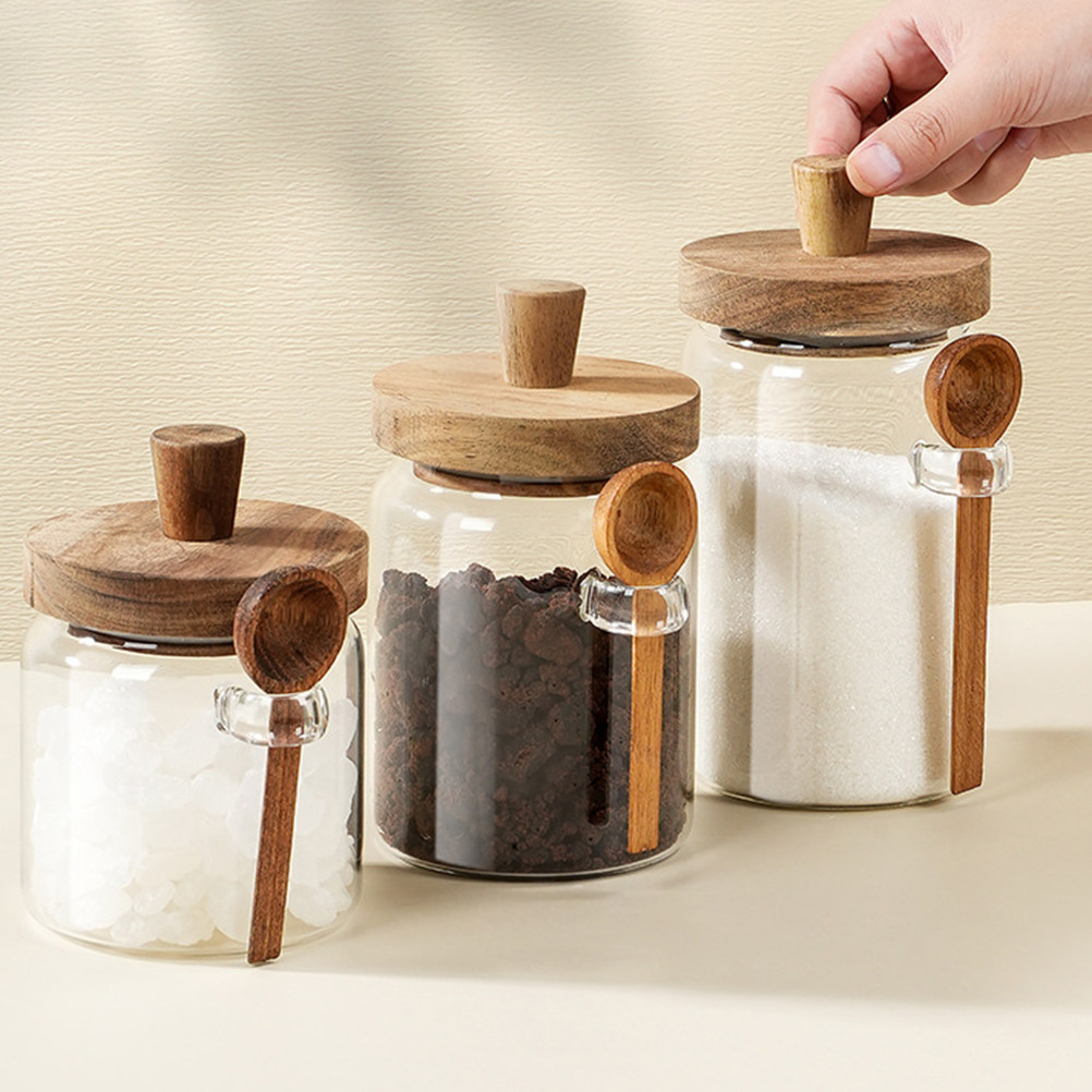 Pote de Vidro Transparente par - Food Storage Jars & Containers avaliação e preço