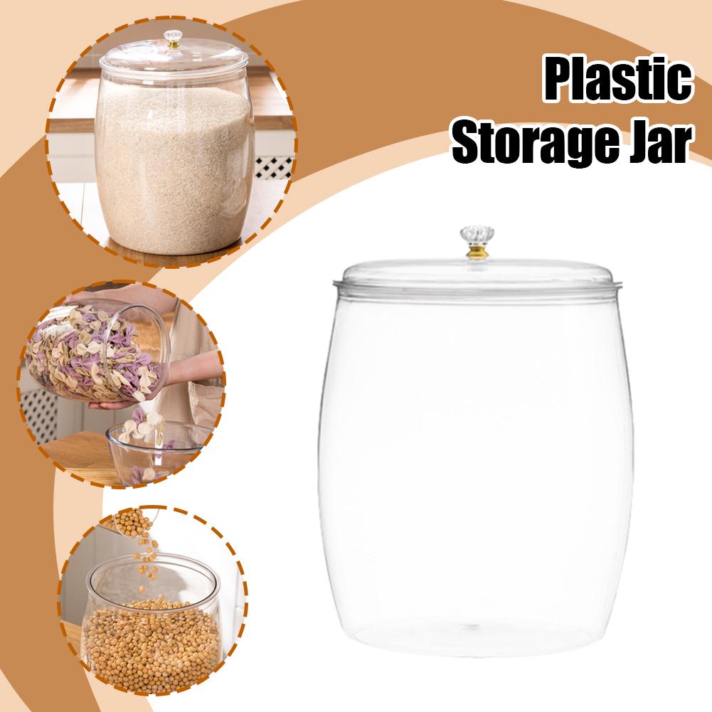 Grande Pote Plástico Transpare - Food Storage Jars & Containers avaliação e preço
