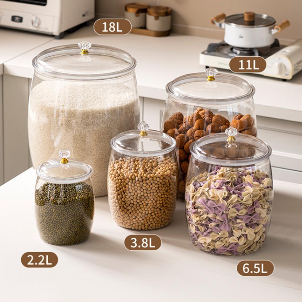 Grande Pote Plástico Transpare - Food Storage Jars & Containers avaliação e preço