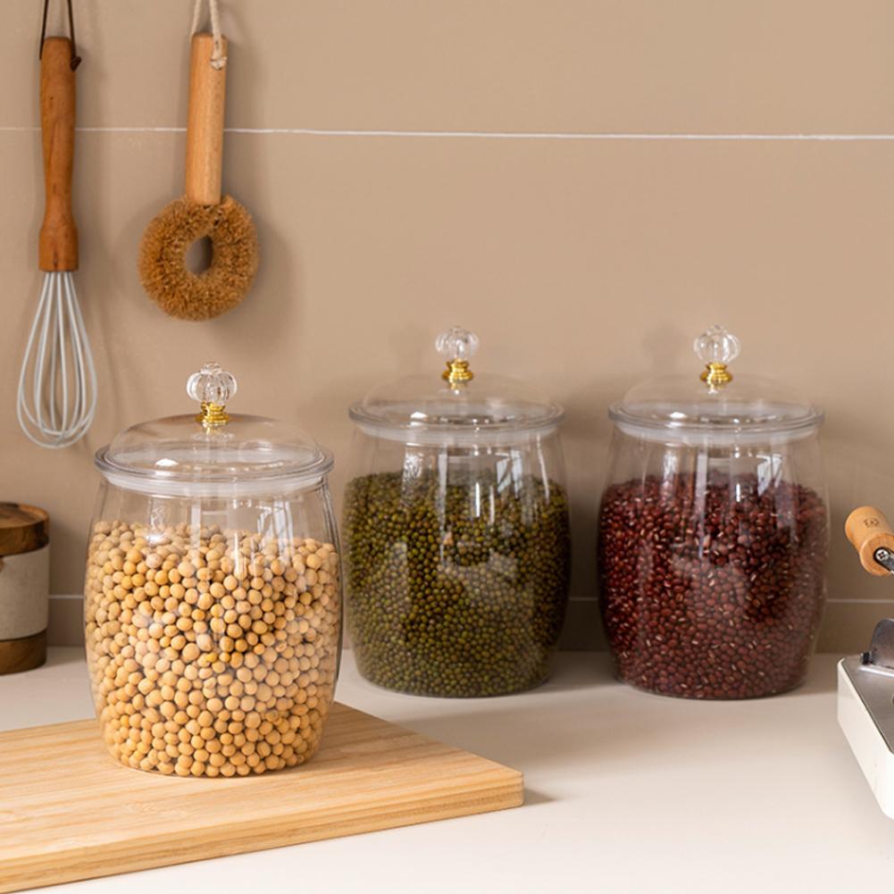 Grande Pote Plástico Transpare - Food Storage Jars & Containers avaliação e preço