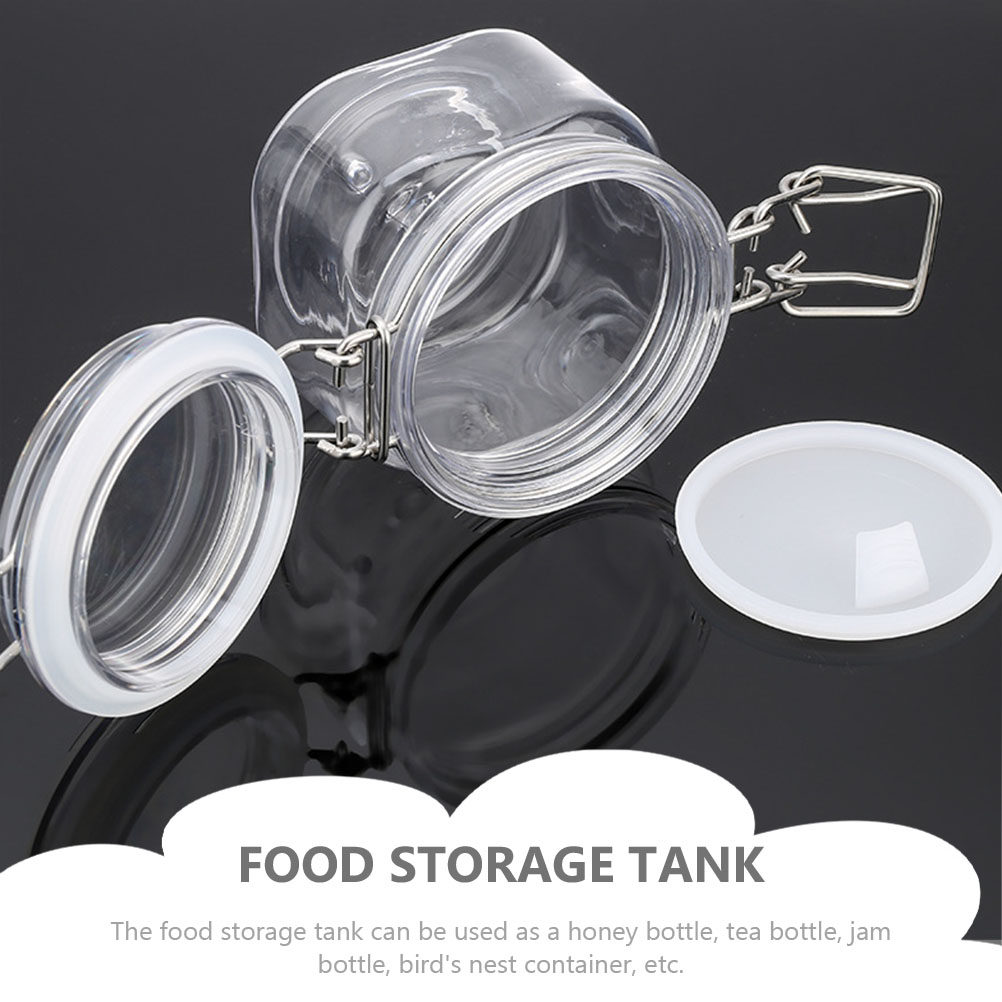 2 Potes Herméticos Transparent - Food Storage Jars & Containers avaliação e preço