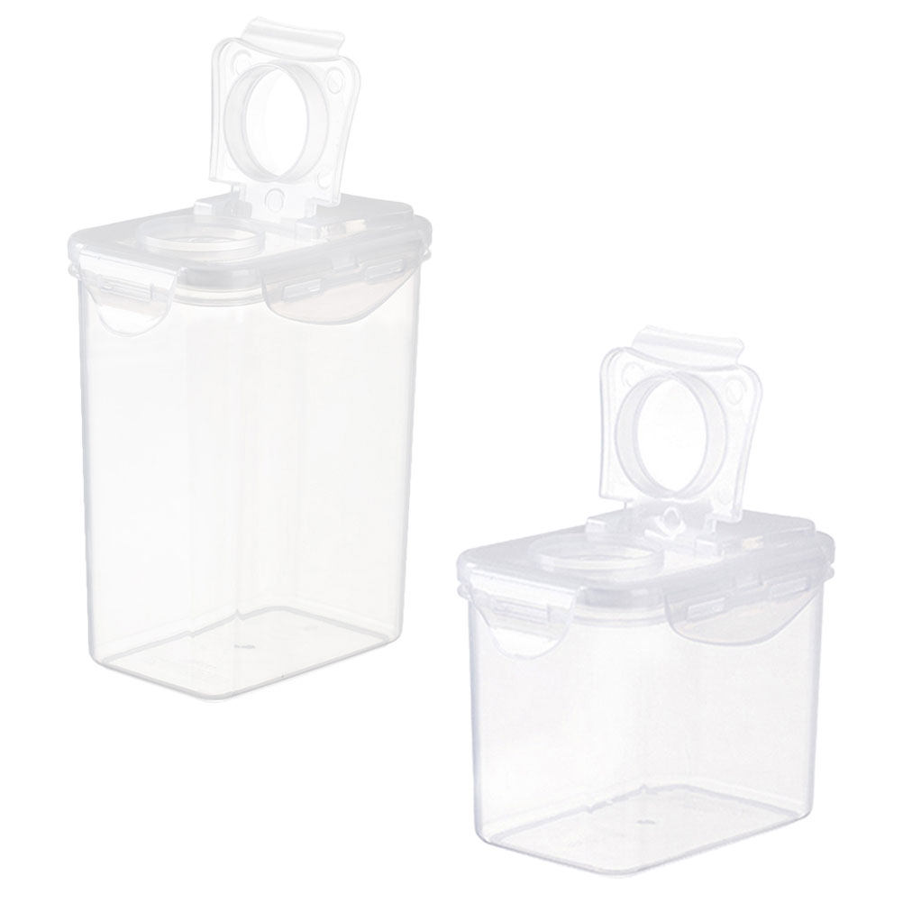 Conjunto de 2 potes de armazen - Food Storage Jars & Containers avaliação e preço