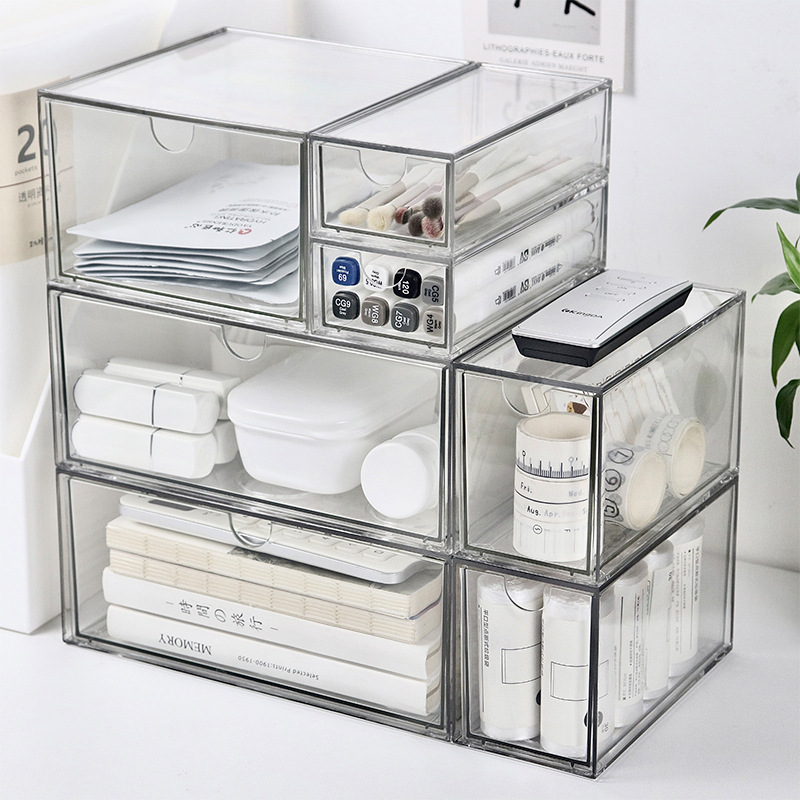Transparente plástico gaveta a - Stackable Pantry Bin avaliação e preço