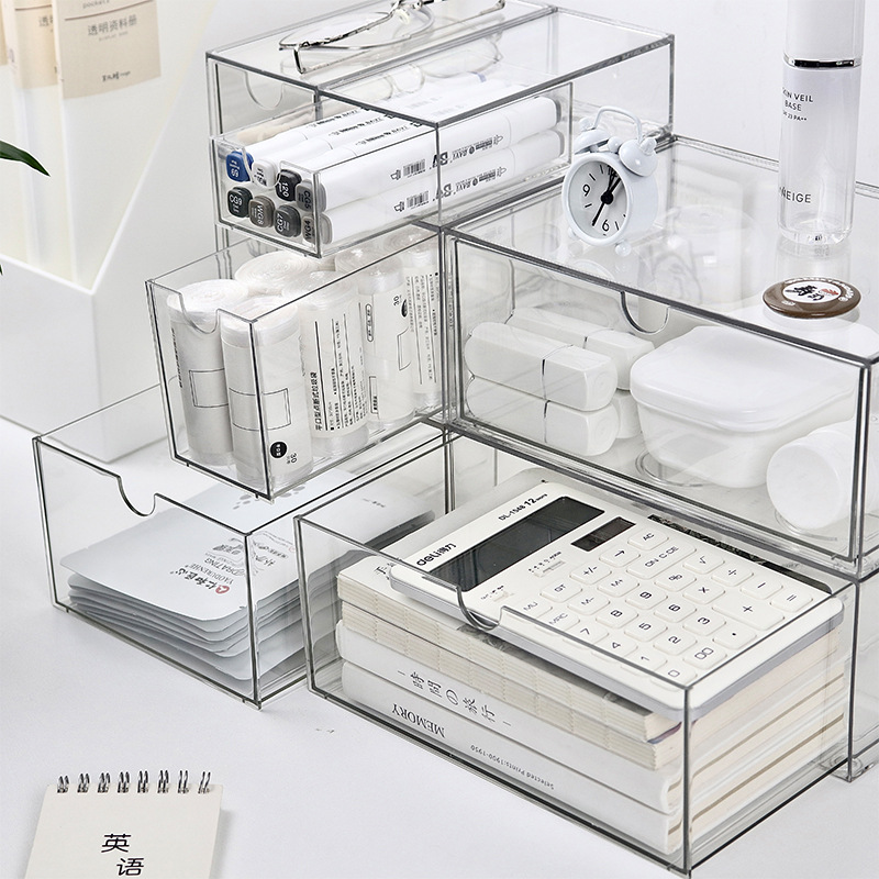 Transparente plástico gaveta a - Stackable Pantry Bin avaliação e preço