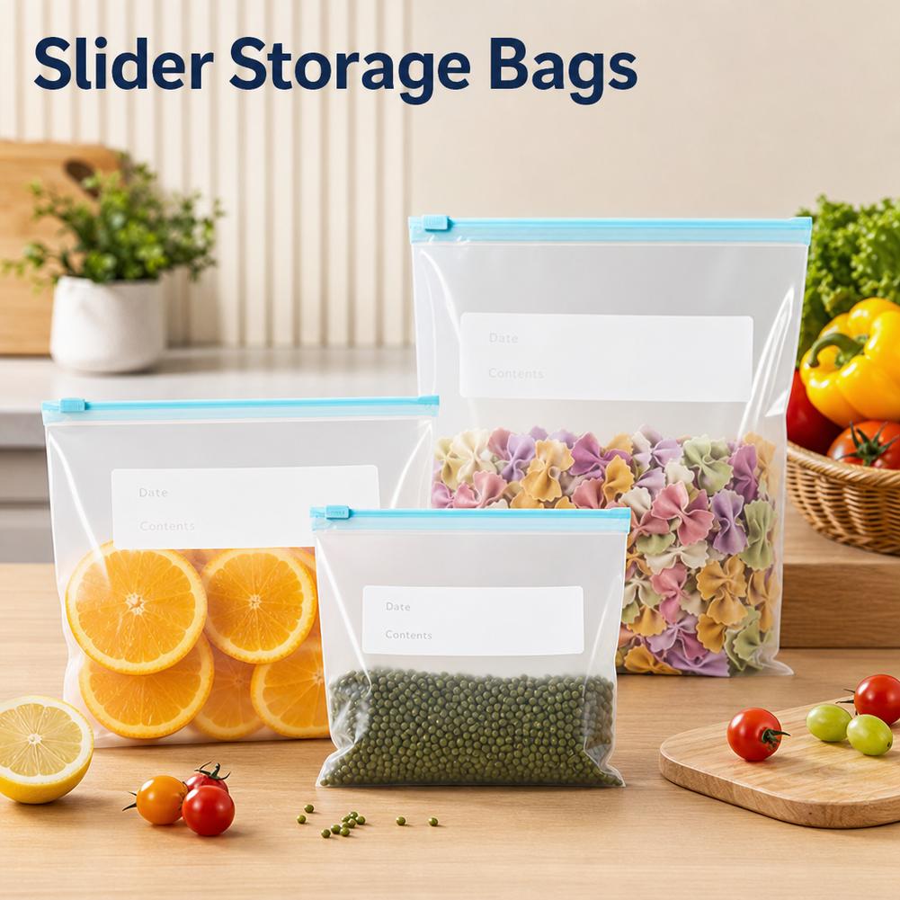 10-20 Peças de Sacos Plásticos - Food Storage Bags Zip Lock Pouch avaliação e preço