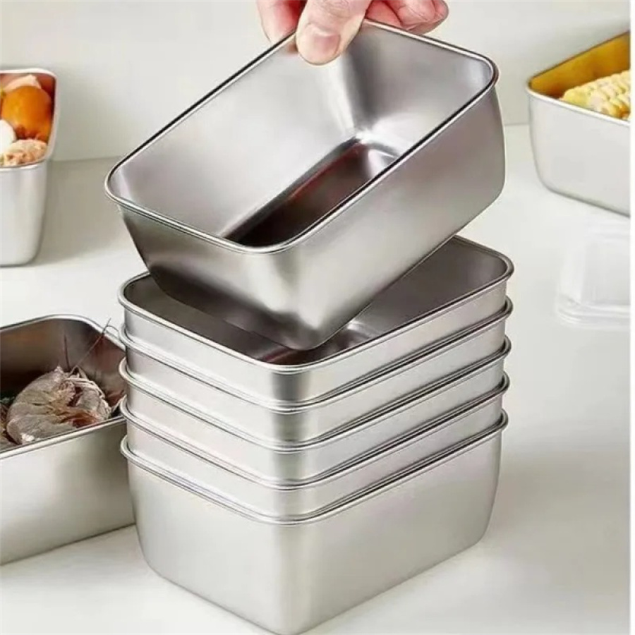 1/3/5 pces caixa de armazename - Food Storage Square Containers avaliação e preço