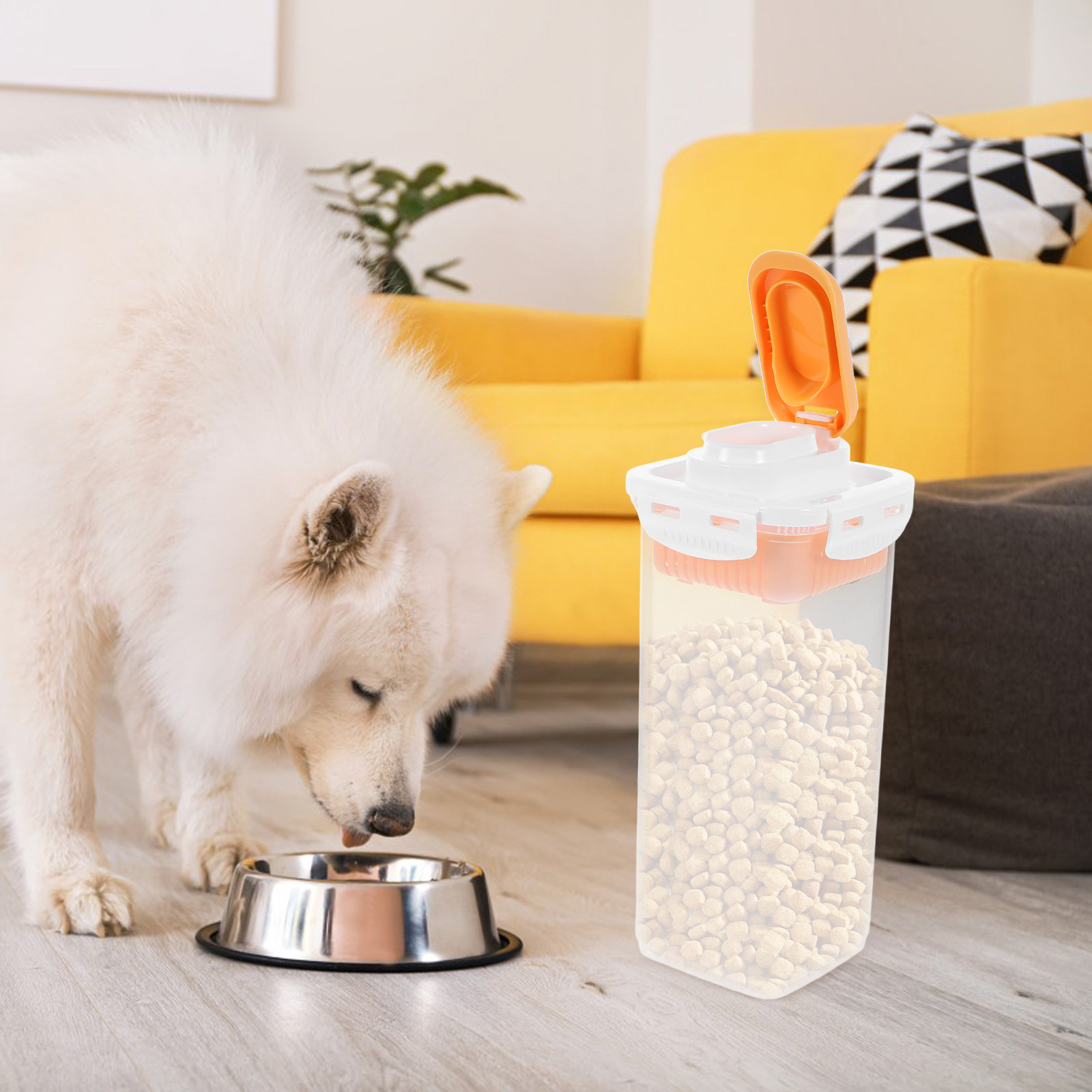 Recipiente hermético grande de - Food Storage For Dog avaliação e preço